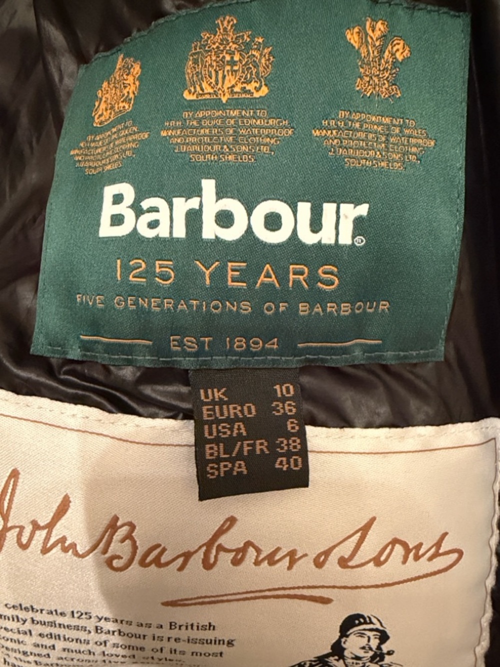 Barbour Jacket - Picture 11 of 11